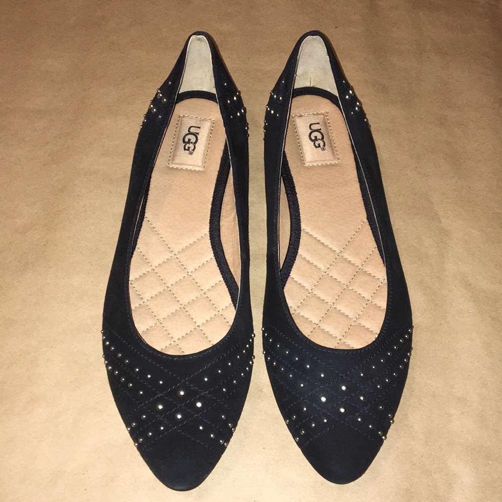 Black UGG flats🖤NEVER WORN🖤